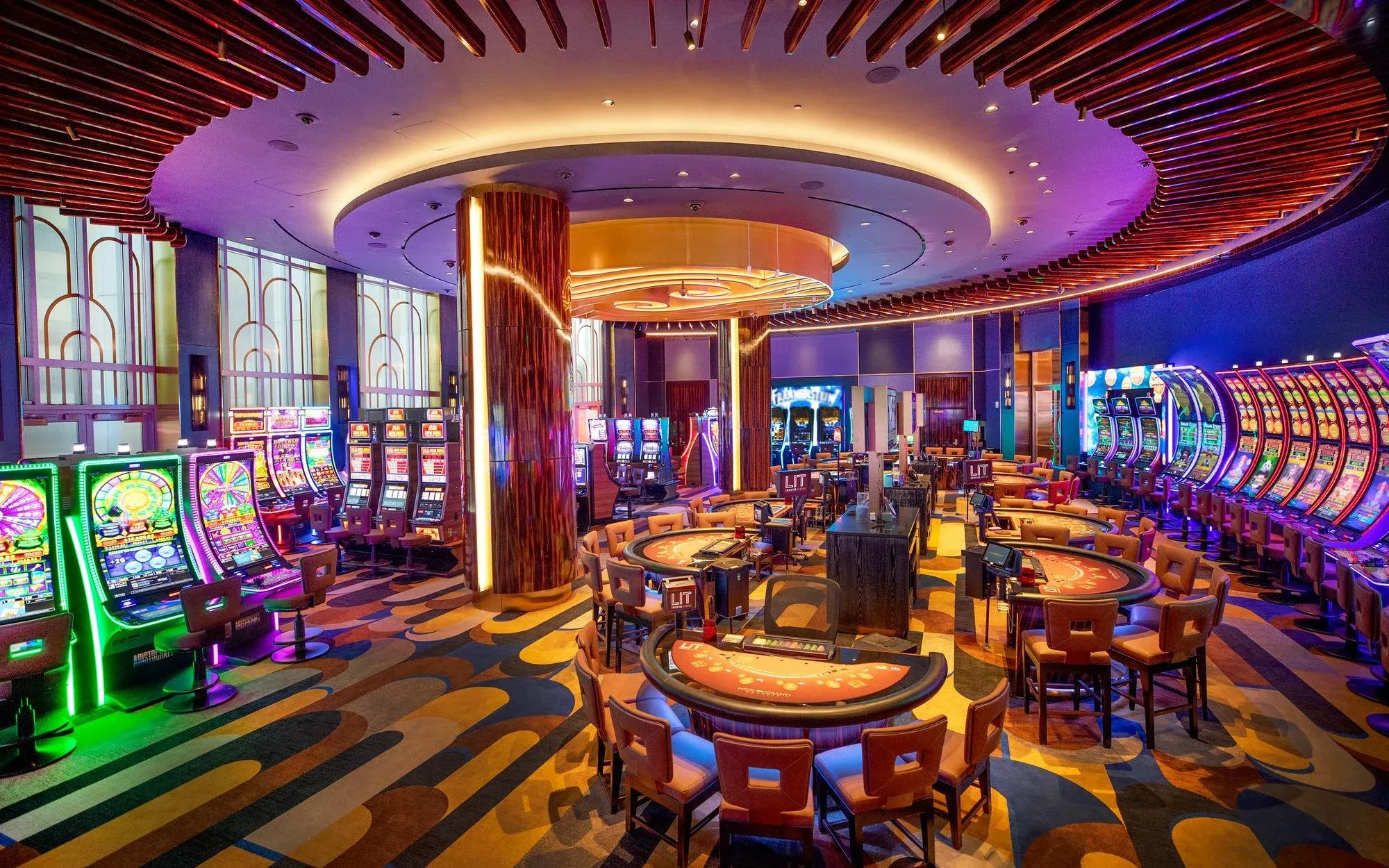 Variedad de juegos de casino